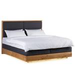 Letto boxspring LaamliaWood I Massello di quercia - 180 x 200cm