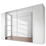 Armoire à vêtements Padilla Blanc - 270 cm (4 portes) - Largeur : 270 cm