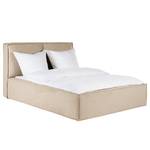 Gestoffeerd bed KINX geweven stof - 160 x 200cm - Beige - Stof KINX: Beige - 160 x 200cm