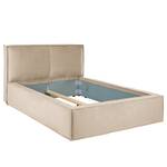 Polsterbett KINX Webstoff - Stoff KINX: Beige - 160 x 200cm - Ohne Matratze - Kein Bettkasten - 110 cm