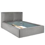 Gestoffeerd bed KINX geweven stof - Stof KINX: Grijs - 140 x 200cm