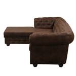 Ecksofa Torquay Vintage Cognac - Longchair davorstehend links