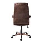 Fauteuil de direction Hatley II Microfibre - Marron vintage / Cuivre