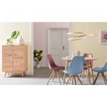 Chaise LINDHOLM Matière synthétique / Hêtre massif - Rose - Lot de 2