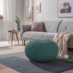 Pouf Hawar Baumwollstoff - Babyblau