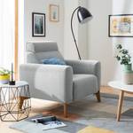 Fauteuil Bora II Tissu - Tissu Saia: Gris clair