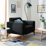 Fauteuil Bora II Tissu - Tissu Saia: Anthracite