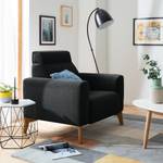 Fauteuil Bora II Tissu - Tissu Saia: Anthracite