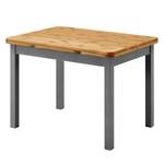 Table extensible Karley Pin massif - Epicéa gris / Epicéa lessivé - 104 x 77 cm