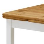 Table extensible Karley Pin massif - Pin lessivé / pin blanc - Epicéa blanc / Epicéa lessivé - 104 x 77 cm
