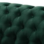 Fauteuil Chesterfield Pintano fluweel - Antiek groen