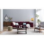 3-Sitzer Sofa MADISON Samt Shyla: Aubergine