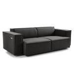 2,5-Sitzer Sofa KINX Webstoff Milan: Anthrazit - Sitztiefenverstellung