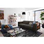 Sofa Crawford (2,5-Sitzer) Webstoff Saia: Schwarz-Braun