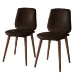 Chaises Wilga V (lot de 2) Cuir véritable