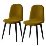 Chaises Warka (lot de 2) Tissu