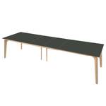 Einlegeplatte Nysted (2er-Set) Schwarz - Grau - Holzwerkstoff - 49 x 95 cm