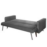 Canapé convertible Daru Deluxe I Tissu - Anthracite clair