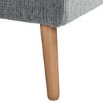 Banquette Croom Tissu - Tissu Polia: Gris platine