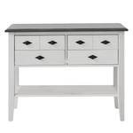 Console Bergen I Pin massif - Pin blanc / pin gris