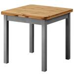 Table extensible Karley Pin massif - Epicéa gris / Epicéa lessivé - 77 x 77 cm