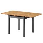 Table extensible Karley Pin massif - Epicéa gris / Epicéa lessivé - 77 x 77 cm