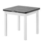 Table extensible Karley Pin massif - Epicéa blanc / Epicéa gris - 77 x 77 cm