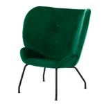 Fauteuil Megina Fluweel - Antiek groen