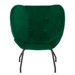 Fauteuil Megina Fluweel - Antiek groen