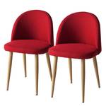 Chaises Sangba (lot de 2) Tissu / Métal