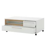 Salontafel Ledigos hoogglans wit/wit