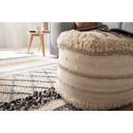 Pouf Raipura Wolle - Creme