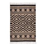 Tapis en jute Berenike Jute - Beige / Noir