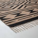 Tapis en jute Berenike Jute - Beige / Noir