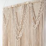 Wandbehang Formentera Baumwollstoff / Kiefer massiv - Hellbeige / Kiefer