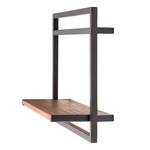 Étagère murale MANCHESTER Acacia massif / Métal - Acacia / Anthracite - 58 x 40 cm