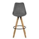 Sedia da bar Aledas III Grigio / Beige - Set da 2