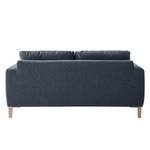 Sofa Berilo (2-Sitzer) Strukturstoff - Graublau