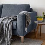 Sofa Berilo (3-Sitzer) Strukturstoff - Graublau