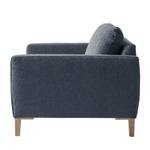 Fauteuil Berilo Tissu structuré - Gris bleu - Gris bleu