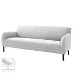 Sofa Maruto (3-Sitzer) Strukturstoff - Platingrau