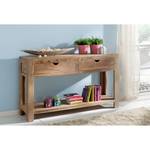 Console Yoga Acacia massif - Blanc