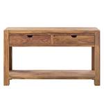 Console Yoga Acacia massif - Blanc