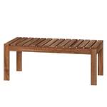 Ensemble de table et chaises Mimo (4 élé Tissu / Acacia massif - Noir / Marron