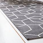 Tapis de couloir Minden Fibres synthétiques - Noir / Blanc - Noir / Blanc