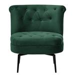 Fauteuil Jonas II Velours - Vert foncé