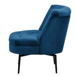 Fauteuil Jonas II Velours - Bleu foncé