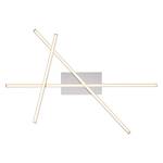 Plafonnier LED Morioka Plexiglas / Aluminium - 3 ampoules