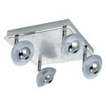 LED-Deckenleuchte Bellary Aluminium - 4-flammig