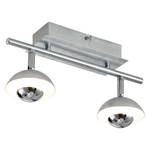 LED-plafondlamp Bellary Aluminium - 2 lichtbronnen